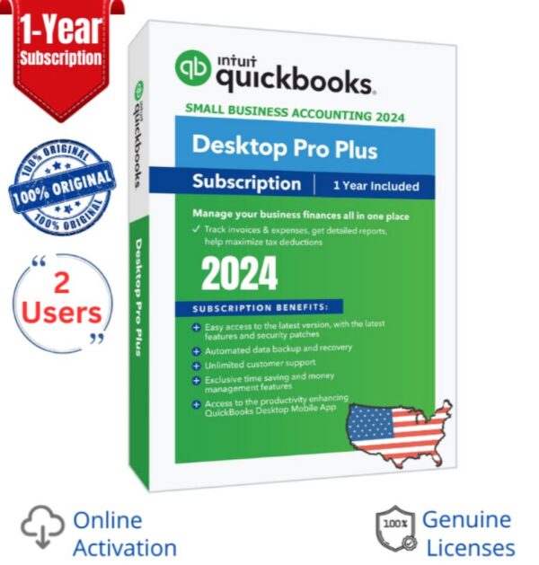 Quickbooks Desktop Pro Plus 2024 – 2 User - Image 2